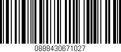 Código de barras (EAN, GTIN, SKU, ISBN): '0888430671027'