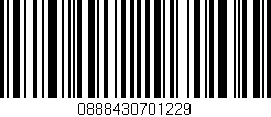Código de barras (EAN, GTIN, SKU, ISBN): '0888430701229'
