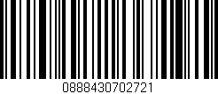Código de barras (EAN, GTIN, SKU, ISBN): '0888430702721'