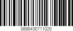Código de barras (EAN, GTIN, SKU, ISBN): '0888430711020'