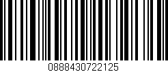 Código de barras (EAN, GTIN, SKU, ISBN): '0888430722125'