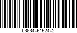 Código de barras (EAN, GTIN, SKU, ISBN): '0888446152442'
