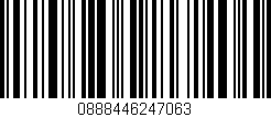 Código de barras (EAN, GTIN, SKU, ISBN): '0888446247063'
