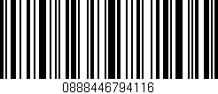 Código de barras (EAN, GTIN, SKU, ISBN): '0888446794116'