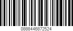 Código de barras (EAN, GTIN, SKU, ISBN): '0888446872524'