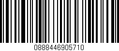 Código de barras (EAN, GTIN, SKU, ISBN): '0888446905710'