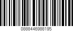Código de barras (EAN, GTIN, SKU, ISBN): '0888446988195'