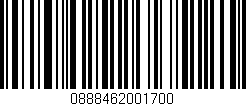 Código de barras (EAN, GTIN, SKU, ISBN): '0888462001700'