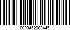 Código de barras (EAN, GTIN, SKU, ISBN): '0888462003445'