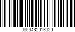 Código de barras (EAN, GTIN, SKU, ISBN): '0888462016339'