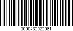 Código de barras (EAN, GTIN, SKU, ISBN): '0888462022361'