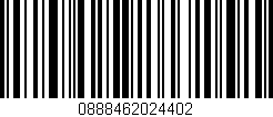 Código de barras (EAN, GTIN, SKU, ISBN): '0888462024402'