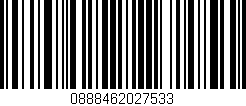 Código de barras (EAN, GTIN, SKU, ISBN): '0888462027533'