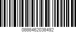 Código de barras (EAN, GTIN, SKU, ISBN): '0888462038492'