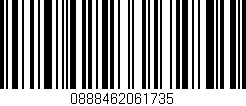 Código de barras (EAN, GTIN, SKU, ISBN): '0888462061735'