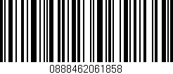 Código de barras (EAN, GTIN, SKU, ISBN): '0888462061858'