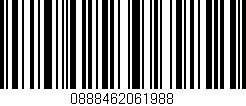 Código de barras (EAN, GTIN, SKU, ISBN): '0888462061988'
