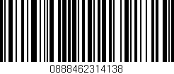 Código de barras (EAN, GTIN, SKU, ISBN): '0888462314138'