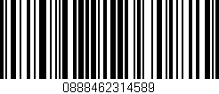 Código de barras (EAN, GTIN, SKU, ISBN): '0888462314589'
