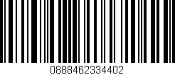 Código de barras (EAN, GTIN, SKU, ISBN): '0888462334402'