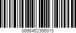 Código de barras (EAN, GTIN, SKU, ISBN): '0888462366915'