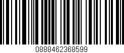 Código de barras (EAN, GTIN, SKU, ISBN): '0888462368599'