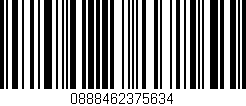 Código de barras (EAN, GTIN, SKU, ISBN): '0888462375634'
