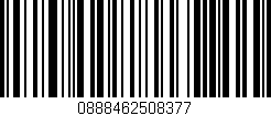 Código de barras (EAN, GTIN, SKU, ISBN): '0888462508377'