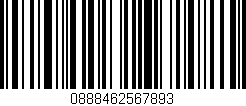 Código de barras (EAN, GTIN, SKU, ISBN): '0888462567893'