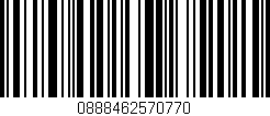 Código de barras (EAN, GTIN, SKU, ISBN): '0888462570770'