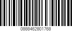 Código de barras (EAN, GTIN, SKU, ISBN): '0888462801768'