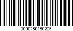 Código de barras (EAN, GTIN, SKU, ISBN): '0888750150226'