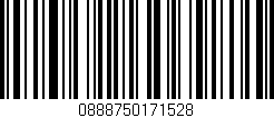 Código de barras (EAN, GTIN, SKU, ISBN): '0888750171528'