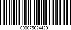 Código de barras (EAN, GTIN, SKU, ISBN): '0888750244291'