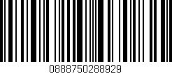 Código de barras (EAN, GTIN, SKU, ISBN): '0888750288929'