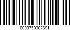 Código de barras (EAN, GTIN, SKU, ISBN): '0888750387691'