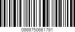 Código de barras (EAN, GTIN, SKU, ISBN): '0888750661791'