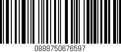 Código de barras (EAN, GTIN, SKU, ISBN): '0888750676597'