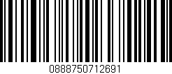 Código de barras (EAN, GTIN, SKU, ISBN): '0888750712691'