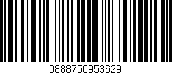 Código de barras (EAN, GTIN, SKU, ISBN): '0888750953629'