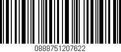 Código de barras (EAN, GTIN, SKU, ISBN): '0888751207622'