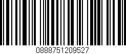 Código de barras (EAN, GTIN, SKU, ISBN): '0888751209527'