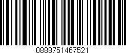 Código de barras (EAN, GTIN, SKU, ISBN): '0888751467521'