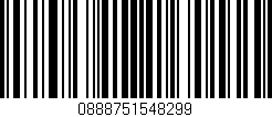 Código de barras (EAN, GTIN, SKU, ISBN): '0888751548299'