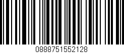 Código de barras (EAN, GTIN, SKU, ISBN): '0888751552128'