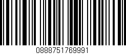 Código de barras (EAN, GTIN, SKU, ISBN): '0888751769991'