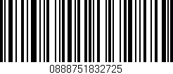 Código de barras (EAN, GTIN, SKU, ISBN): '0888751832725'