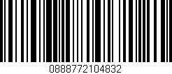 Código de barras (EAN, GTIN, SKU, ISBN): '0888772104832'