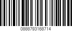 Código de barras (EAN, GTIN, SKU, ISBN): '0888793168714'