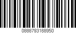 Código de barras (EAN, GTIN, SKU, ISBN): '0888793168950'